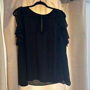 Black Banana Republic, long sleeve blouse. Size Small. Good condition.